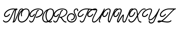 Manteman-Regular Font UPPERCASE