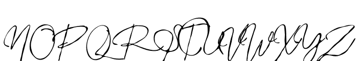 Manthantan Signature Font UPPERCASE