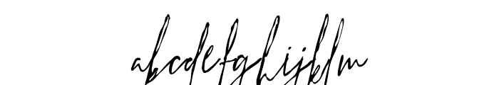 Manthantan Signature Font LOWERCASE