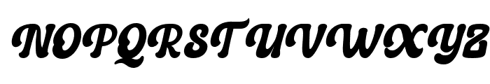 Mantige-Oblique Font UPPERCASE