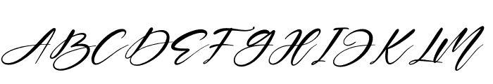 Mantilda Italic Font UPPERCASE