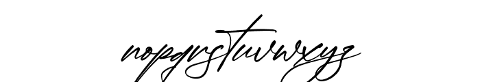 Mantogna Signature Italic Font LOWERCASE
