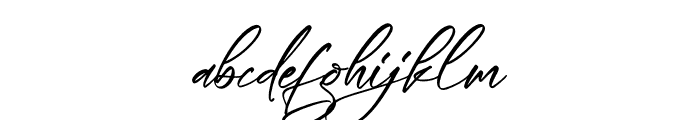 Mantogna Signature Font LOWERCASE