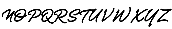Mantra-Regular Font UPPERCASE