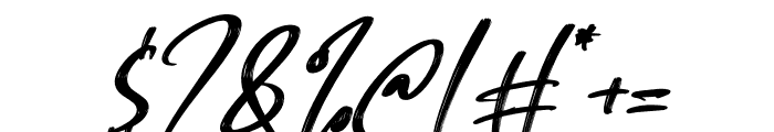 Manttilda Italic Font OTHER CHARS