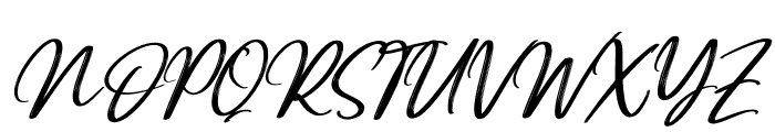 Manttilda Italic Font UPPERCASE
