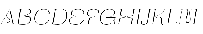 Manuscribe Italic Font UPPERCASE