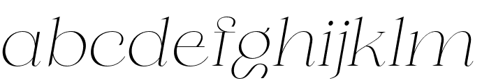 Manuscribe Italic Font LOWERCASE