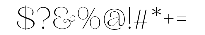 Manuscribe Regular Font OTHER CHARS