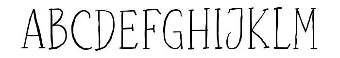 Manuscript-Light Font UPPERCASE