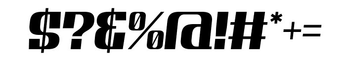 Manuto Capital Italic Font OTHER CHARS