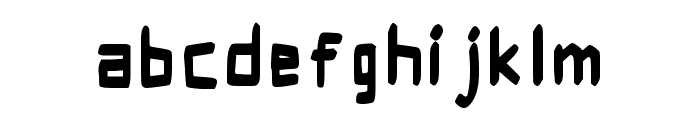 Manymany Regular Font LOWERCASE