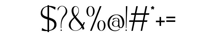 Maove-Regular Font OTHER CHARS