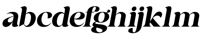 MaplePeachy-Italic Font LOWERCASE