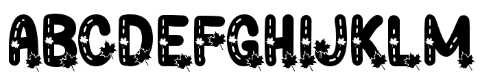 Mapleaf-Regular Font LOWERCASE