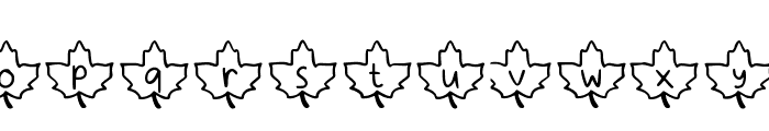 Maples Regular Font LOWERCASE