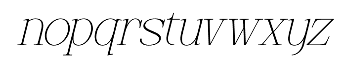 Maqotta Italic Font LOWERCASE