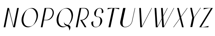 Marbella Italic Font UPPERCASE