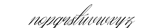 Marbelyn Walenstan Italic Font LOWERCASE
