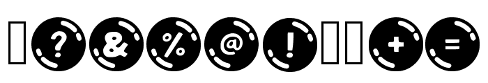 Marbles Regular Font OTHER CHARS