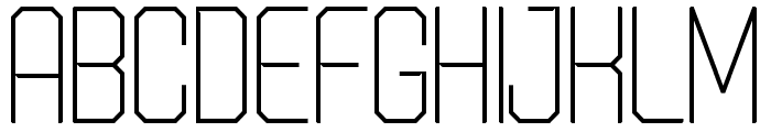 Marca-ExtraLight Font LOWERCASE