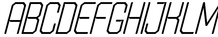 Marca-LightItalic Font LOWERCASE