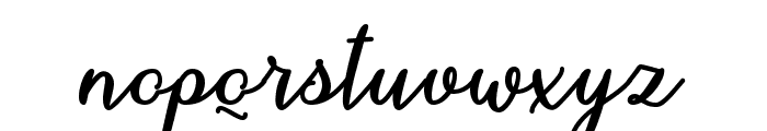 March Calligraphy Font LOWERCASE