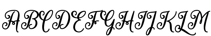 MarchCalligraphy Font UPPERCASE