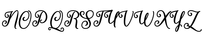 MarchCalligraphy Font UPPERCASE