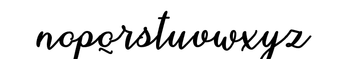 MarchCalligraphy Font LOWERCASE