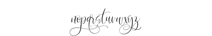 Marchgold-Swash02 Font LOWERCASE