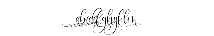 Marchgold-Swash03 Font LOWERCASE