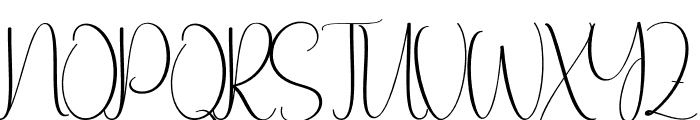 Marching Font UPPERCASE