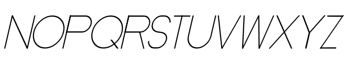 Mardia.Italic Font UPPERCASE