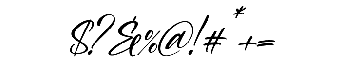 Marettia Canthika Italic Font OTHER CHARS