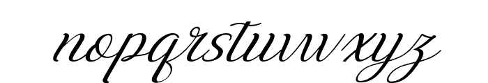Margareth-Italic Font LOWERCASE