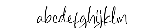 Margaretha Signature Font LOWERCASE