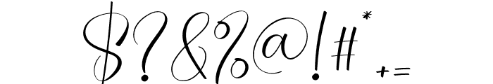 Margaretta Signature Font OTHER CHARS