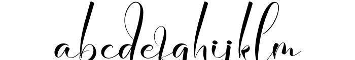 Margaretta Signature Font LOWERCASE