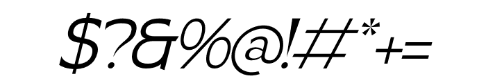 Margelin Italic Font OTHER CHARS