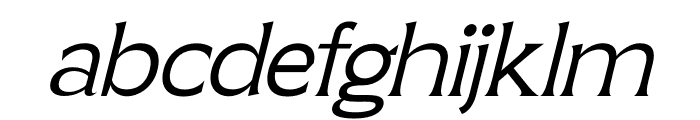 Margelin Italic Font LOWERCASE