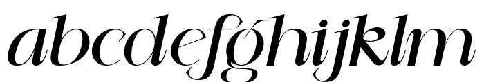 Margeline  Italic Font LOWERCASE