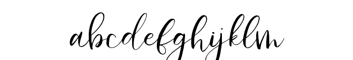 Margerlliny Regular Font LOWERCASE