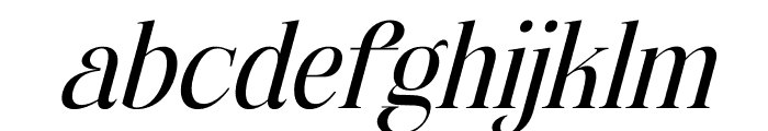 Margesh Italic Font LOWERCASE