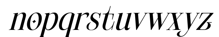 Margesh Italic Font LOWERCASE