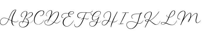 Margille-Regular Font UPPERCASE