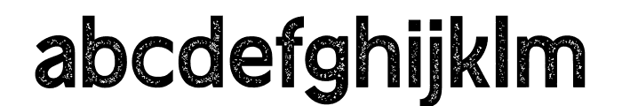 MarginalRoughRegular Font LOWERCASE