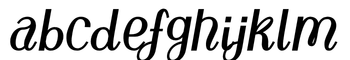 Marginir Bold Italic Font LOWERCASE