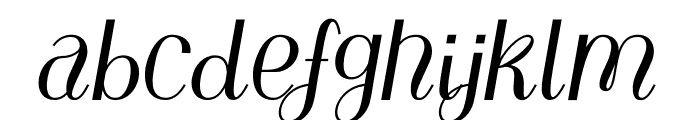 Marginir Italic Font LOWERCASE