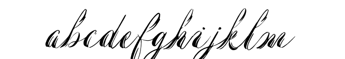 Margoline-Regular Font LOWERCASE